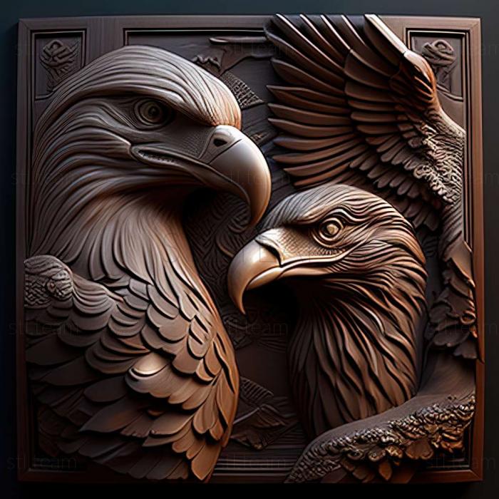 3D model Eagles (STL)